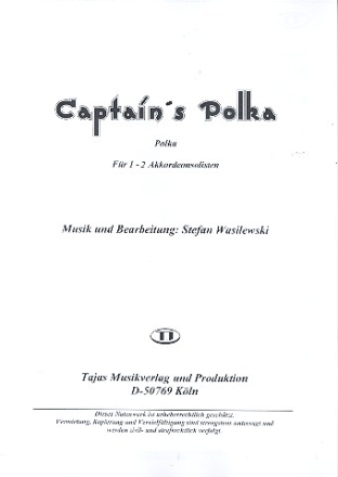 Captain's Polka fr 1-2 Akkordeons Stimmen