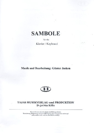 Sambole: fr Posaune und Salonorchester (Combo) Klavier