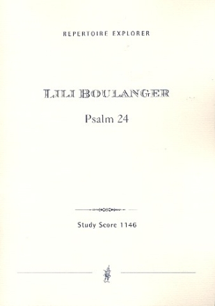 Psalm 24  fr gem Chor und Orchester Studienpartitur (en/frz)