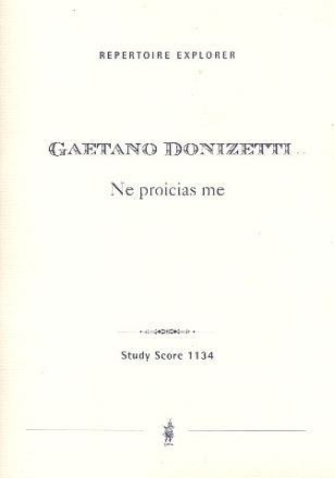 Ne proicias me Es-Dur fr Bass, 2 Hrner und Orchester Studienpartitur