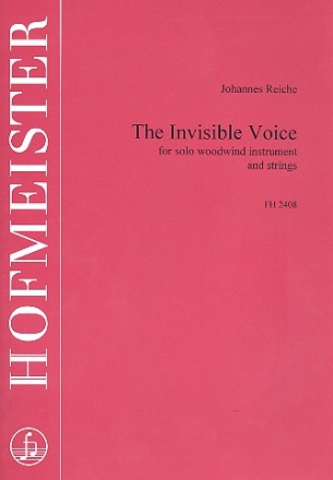 Die unsichtbare Stimme fr ein Solo-Holzblasinstrument und Streicher Partitur