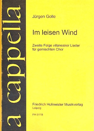 Im leisen Wind Band 2 fr gem Chor a cappella Partitur