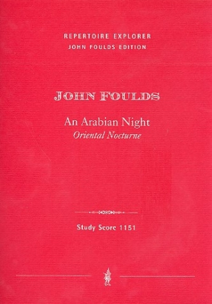 An Arabian Night fr Orchester Studienpartitur
