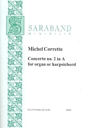 Concert in a Minor no.2 for organ and strings score and parts