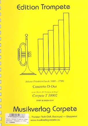 Konzert  - Fassung in D-Dur fr Trompete und Orgel