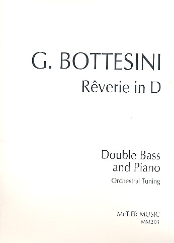 Rverie in D fr Kontrabass (Orchesterstimmung) und Klavier