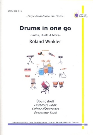 Drums in one go fr Percussion-Ensemble (1-6 Spieler) Partitur und Stimmen