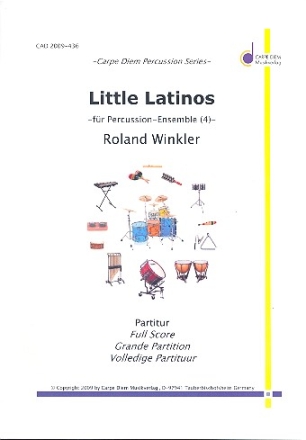 Little Latinos fr Percussion-Ensemble (4 Spieler) Partitur und Stimmen