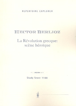 La Rvolution grecque scne hroique H.21 Studienpartitur