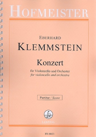 Konzert fr Violoncello und Orchester Partitur