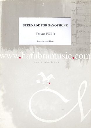 Serenade for Saxophone and Band for saxophone and piano