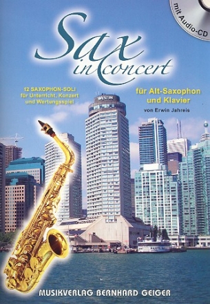 Sax in Concert (+CD) fr Altsaxophon und Klavier
