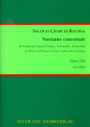 Nocturne concertante Es-Dur op.70,1 fr Violine und Harfe