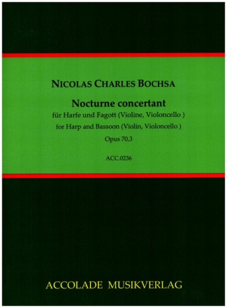 Nocturne concertante G-Dur op.70,3 fr Violine und Harfe