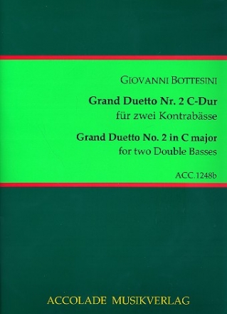 Grand Duetto C-Dur Nr.2 fr 2 Kontrabsse Spielpartitur (Reprint)