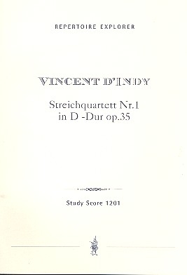 Streichquartett D-Dur Nr.1 op.35 Studienpartitur