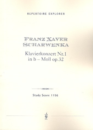 Konzert b-Moll Nr.1 op.32 fr Klavier und Orchester Studienpartitur