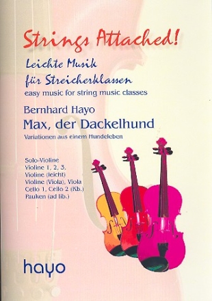 Max der Dackelhund fr Streichorchester Partitur und Stimmen