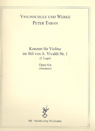 Konzert im Stil von A. Vivaldi Nr.1 op.6a fr Violine und Klavier