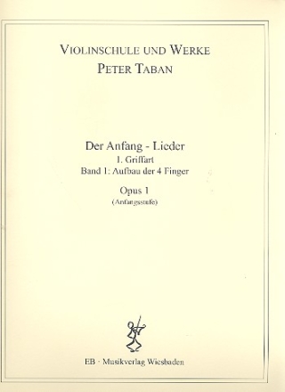 Schule op.1 - Der Anfang - Lieder Band 1 fr Violine