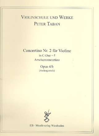 Concertino C-Dur Nr.2 op.4b fr Violine und Klavier