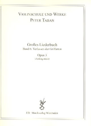 Schule op.3 - Groes Liederbuch Band 6 fr 2 Violinen Spielpartitur