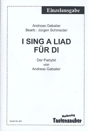 I sing a Liad fr di: fr Akkordeon (mit Text und Akkorden)