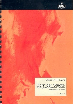 Zorn der Stdte fr Bariton und Emsemble Partitur