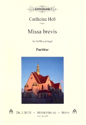 Missa brevis fr gem Chor und Orgel Partitur