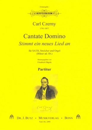 Cantate Domino fr gem Chor, Streicher und Orgel (Blser ad lib) Partitur