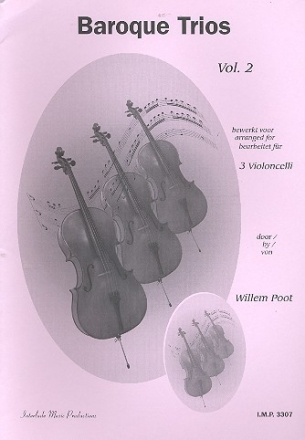Baroque Trios Band 2 fr 3 Violoncelli Partitur und Stimmen