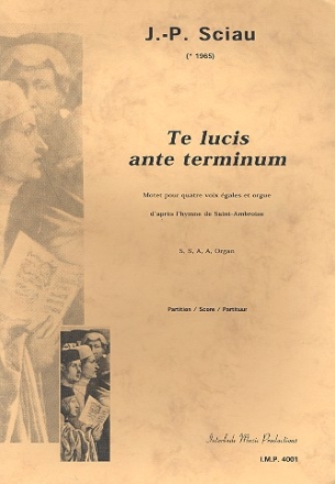 Te lucis ante terminum fr 4 Stimmen (Kinderchor) und Orgel Partitur