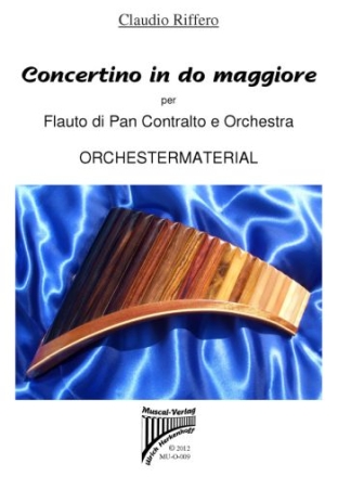 Concertino in do maggiore fr Altpanflte und Orchester Partitur und Stimmen (Streicher 10-8-6-6-2)