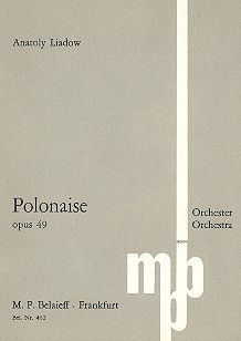Polonaise op.49 fr Orchester Studienpartitur