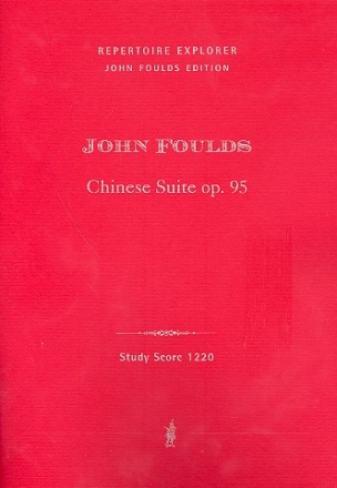 Chinese Suite fr Orchester Studienpartitur