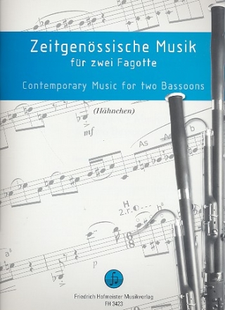 Zeitgenssische Musik fr 2 Fagotte Spielpartitur