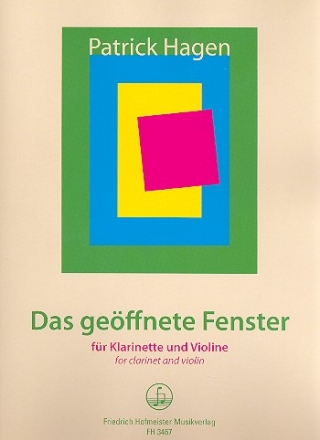 Das geffnete Fenster fr Klarinette und Violine Spielpartitur