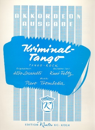 Kriminal-Tango fr Akkordeon mit Text