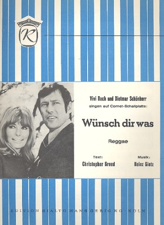 Wnsch dir was: Einzelausgabe Gesang und Klavier