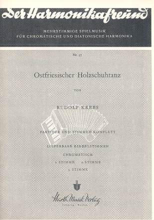 Ostfriesischer Holzschuhtanz fr 3 Akkordeons Direktion und Stimmen