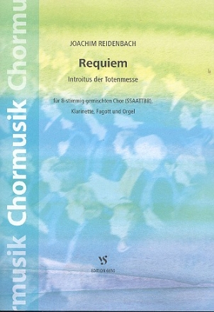 Requiem fr gem Chor, Klarinette, Fagott und Orgel Partitur