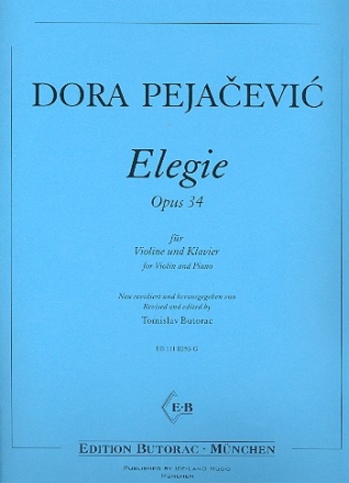 Elegie op.34 fr Violine und Klavier