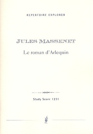 Le roman d`Arlequin fr Orchester Studienpartitur