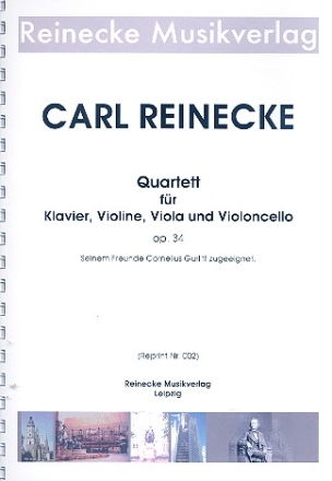 Quartett op.34 fr Violine, Viola, Violoncello und Klavier Stimmen