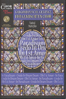 Gregorianische Gesnge (+CD) for mixed choir and piano choral score