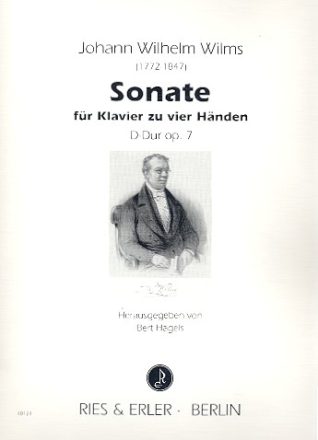 Sonate D-Dur op.7 fr Klavier zu 4 Hnden Spielpartitur