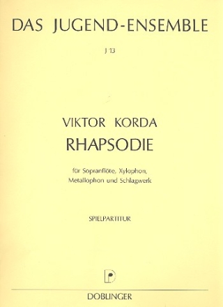 Rhapsodie fr Sopranflte, Xylophon, Metallophon und Schlagwerk, Stimmen