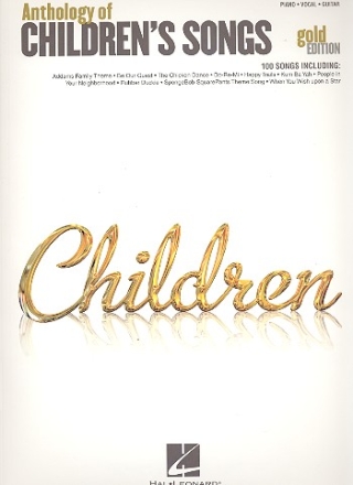 Anthology of Children's Songs Songbook for piano/vocal/guitar