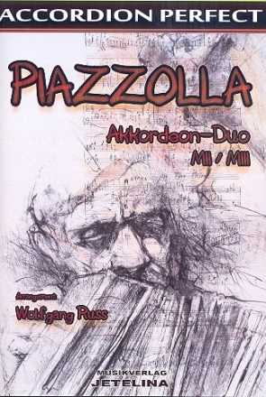 Piazzolla  für 2 Akkordeons Spielpartitur