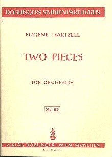 2 Pieces for orchestra study score